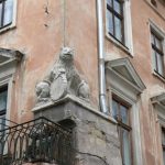 Ukraine, Lviv - central city 1786 cornerstone