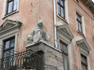Ukraine, Lviv - central city 1786 cornerstone