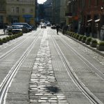 Ukraine, Lviv - central city tram tracks