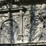 Ukraine, Lviv - central city carved reliefs