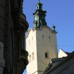 Ukraine, Lviv - steeple of Latin cathedral
