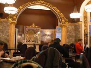Ukraine, Lviv - even common restaurants have classic touches