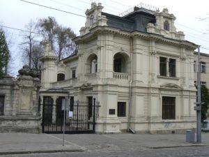 Ukraine, Lviv - classic architecture mixed with baroque details