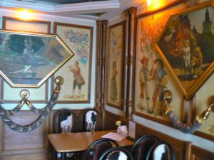 Ukraine, Lviv - art-filled restaurant