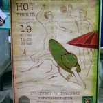 Ukraine, Lviv - poster for a short film festival; URL for