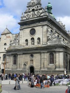 Ukraine, Lviv - central city - Bernadine Church and Monastery