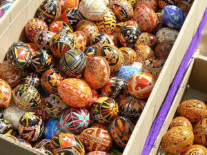 Ukraine, Lviv - central city - Easter eggs