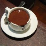 Ukraine, Lviv - central city - thick hot chocolate