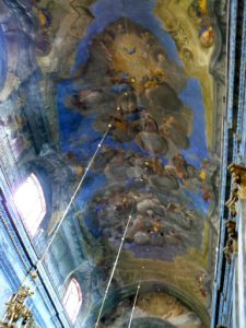 Ukraine, Lviv - St Michael's church ceiling frescos