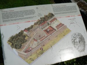 Albania, Saranda, Butrint Ancient Theatre Plan