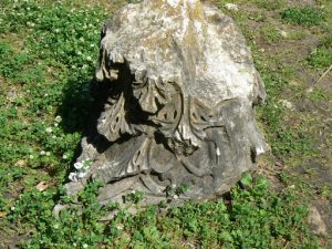 Albania, Butrint Ancient Column detail