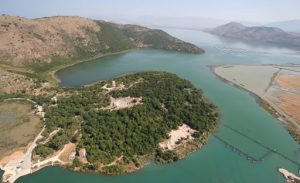 Albania, Butrint Ancient City Aerial View