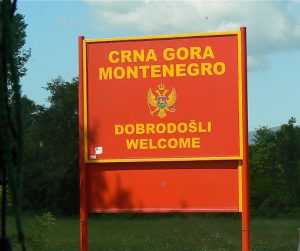 Entering Montenegro from Albania.