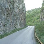 Coastal road along Adriatic Sea