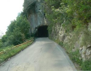 Coastal road along Adriatic Sea