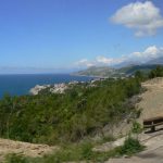 Coastal road along Adriatic Sea