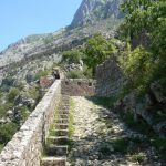 Up to the cliff top fortress