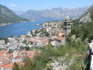 Overview of Kotor on the Bay of Kotor