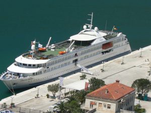 Cruise ships arrive nearly every day at Kotor port