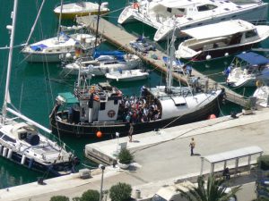 Boats in Kotor port