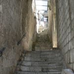 Old town steps and walls