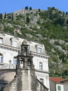 Old town church and upper fortress