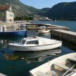 Small boats in Kotor harbor