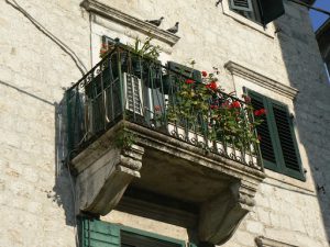 Floral balcony