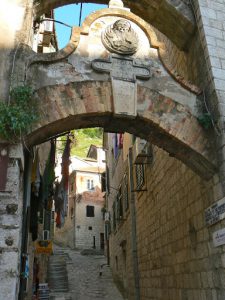 Old town narrow streets