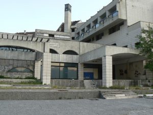Abandoned communist-era hotel