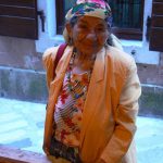 Old Roma (gypsy) lady