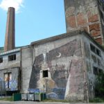 Abandoned factory from communist era in Kotor