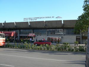 Montenegro, Podgorica: many visitors arrive in Podgorica at the bus