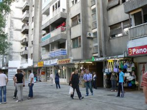 Montenegro, Podgorica: one of the main streets