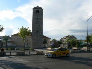 Montenegro, Podgorica: bell tower