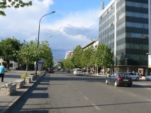 Montenegro, Podgorica: main street