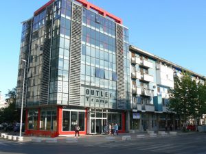 Montenegro, Podgorica: main street shops