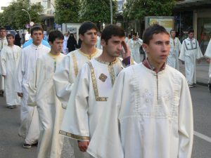 Montenegro, Podgorica: Eastern Orthodox Easter procession