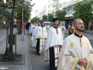 Montenegro, Podgorica: Eastern Orthodox Easter procession