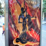Montenegro, Podgorica: poster for salsa dancing