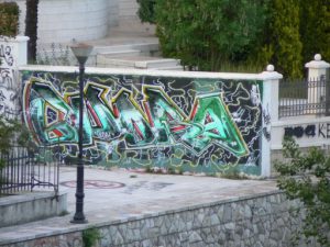 Montenegro, Podgorica: graffiti