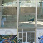 Montenegro, Podgorica: sports complex (swimming pool empty and unused)