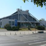 Montenegro, Podgorica: sports complex main entrance
