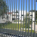 Montenegro, Podgorica: US Embassy looks like a prison with bars