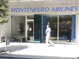 Montenegro, Podgorica: airlines office