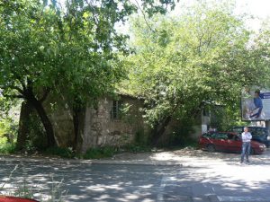 Montenegro, Podgorica: antique building in central area