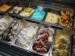 Montenegro, Podgorica: ice cream flavors