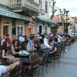 Montenegro, Podgorica: sidewalk cafes