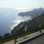 Croatia, Dubrovnik: approaching the city from the south along high