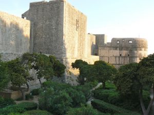 Croatia, Dubrovnik: massive walls; some are 12 feet thick